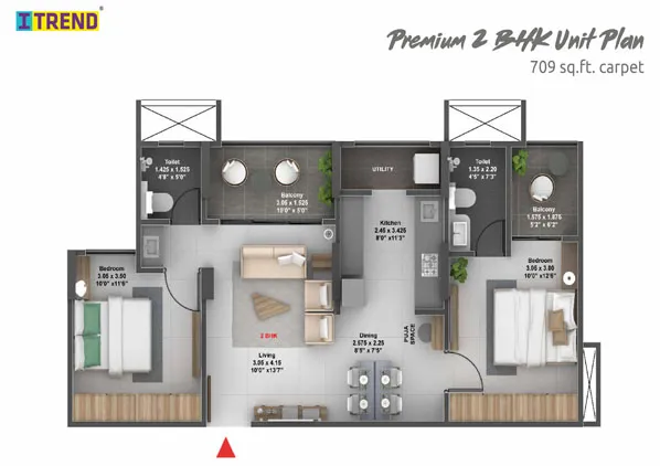 2bhk-Floor-Plan